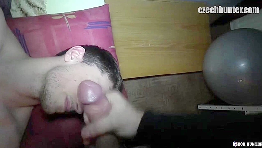 Rough Hunk Gets Pounded Hard, Finishes Off with a Thick Cum facial – XXX Gay