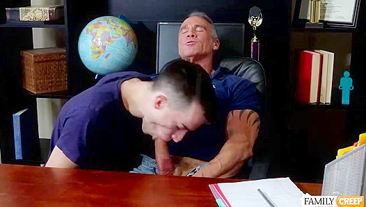 Dallas Steele Dominates Alex Meyer in Steamy Stepdad Anal Encounter – 18+