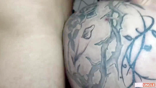 Inked Latino Beauty Stretched by Massive Cock – Steamy Anal Ride 18+