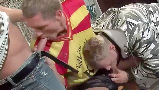 Robby Drives Deep into Mikis Tight Ass—Johan Schwartx Watches Hard – GayXXX