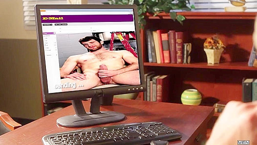 Jessie Colter Colby Keller Dominate in Hot Office Anal Action – GayPornPro