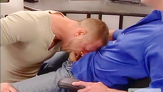 Paul Wagner Berke Banks Fuel Office Desire With Hot, Steaming Chemistry – TinyGays 18+