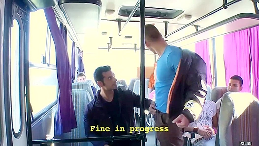 Hard Fuck Seat Heat: Marcus RHL Claims Gordon Baley On Train – GayPornX