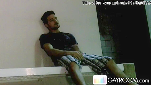 Kryz Perezs Hot Public Tease Turns into Steamy Solo Session – GayXXX
