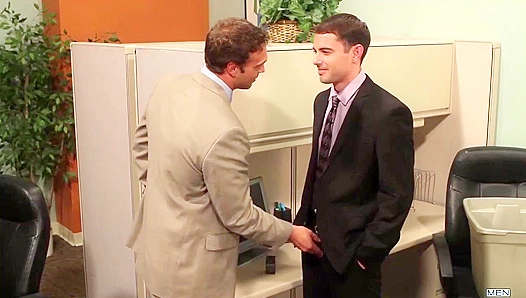 Steamy Pre-Work Encounter: Rocco Dannys Hot Office Quickie – Gay Heat 18+