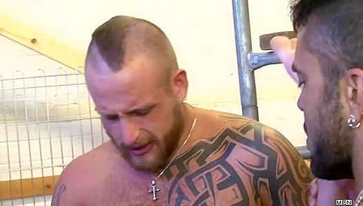 Rim Job Frenzy: Harley Everett, Rogan Richards Ryan Stokes Go Deep – UK Gay XXX