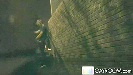 Thirsty Dylan Hauser Devours Hard Cock in a Gritty Back-Alley Encounter – Gay XXX