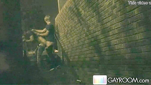 Thirsty Dylan Hauser Devours Hard Cock in a Gritty Back-Alley Encounter – Gay XXX