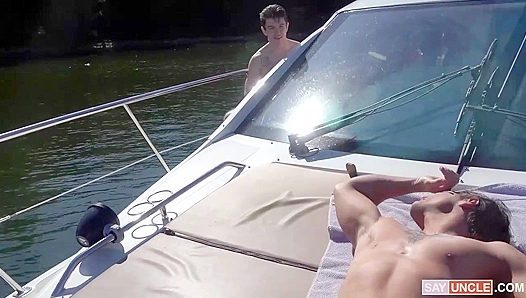 Caleb Morphy Dalton Riley Go Wild Fucking Hot On A Steamy Boat Ride – 18+