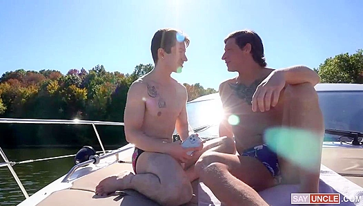 Caleb Morphy Dalton Riley Go Wild Fucking Hot On A Steamy Boat Ride – 18+