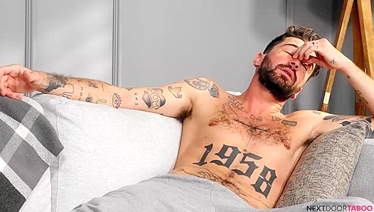 Neighbors Ignite: Chris Dominates Trevor Harris in Steamy Missionary Encounter – 18+