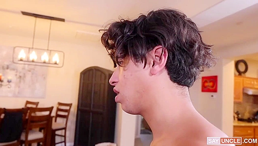 Stepbrothers Collide: Gabe Dominates Rebellious Eric Deep — Steamy Gay Encounter 18+