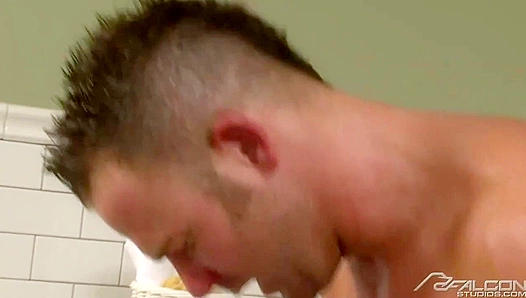 Steamy Shower Ride: Aiden Takes Jordans Thick Cock Deep – Falcon Studios