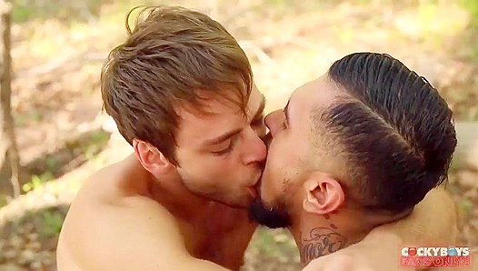 Deep in the Woods: Rough Bareback Ride Between Bear StepDad Hung Twink – 18+