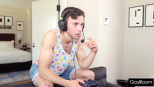 Starving for Attention: Hot Delivery Boy Claims Horny Gamer Twink—Steam Flows