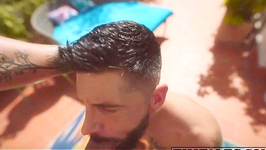 Inked Stud Takes Massive Dick Hard — Deep Stretch Gay Anal Pleasure 18+