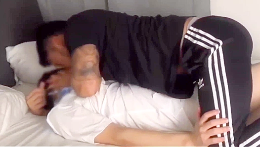 Steamy Bareback Action: Japanese Muscle Twins Explore Anal Pleasure – 18+
