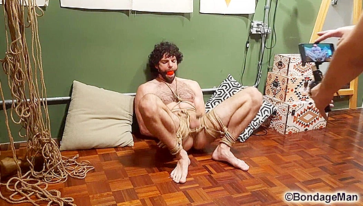 Brazilian Beast Bound: Hot Stranger Captured by Obsessed Admiring Fan – Steamy Encounter