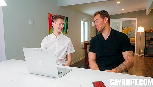 Carter Trevors Steamy Home Workout Turned Horny Striptease – Naughty Office Vibes Begin