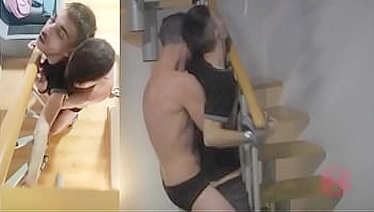 Husbands Steamy Cheat While Wife Showers – Forbidden Gay Thrill Caught on Camera