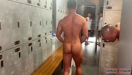 Damian Dragon Gets Dominated by Huge Muscle Studs in Wild Orgy – HotNakedGuys69
