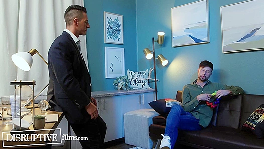 Desperate Client Moans as Therapist Devours Cock Nonstop – 18+