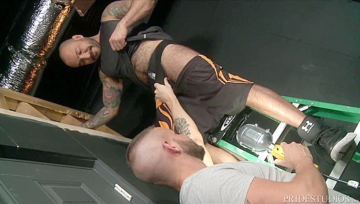 Sean Harding Impaled by a Ripped Studs Massive Rod — Raw MenOver30 Action