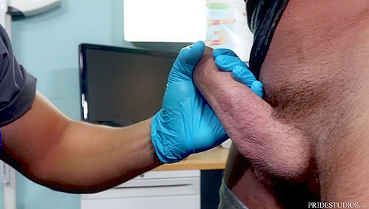 Latino Doctor Swallows Patients Load – Epic Deepthroat Scene – XXXGayClinic 18+