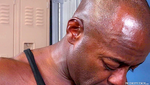 Aarons Locker Dominance: Stretching Him Wide with Massive Cock – 18+