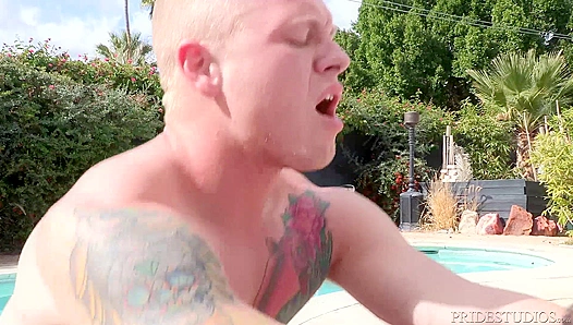 Jack Caught Jerking Off by Buff Neighbor Daddy DylanLucas – Hot Poolside Heat