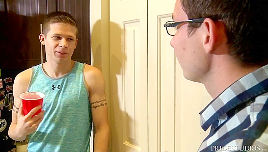 College Rookies Seduced at a Steamy Garage Party – First Time Gay Fun 18+
