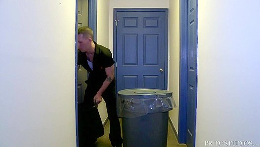 Steamy Hookup: Older Guys Cant Resist Each Other in Janitors Closets – Hot for Men 30+