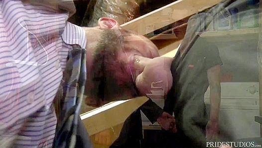 Steamy Hookup: Older Guys Cant Resist Each Other in Janitors Closets – Hot for Men 30+