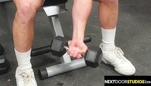 Buff Beast Takes Charge — Raw Power Pump With Curious Twink Ashton Silvers, Kyle Fletcher