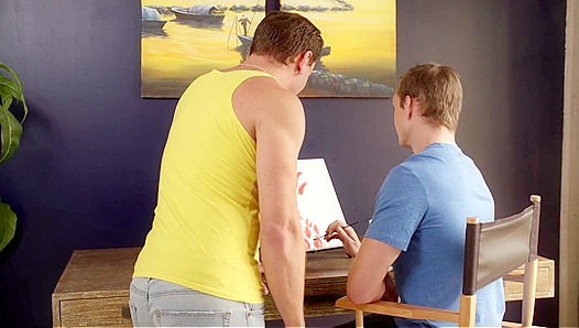Jackson Traynor Devours His Instructors Massive Hard Cock – Steamy Gay Encounter