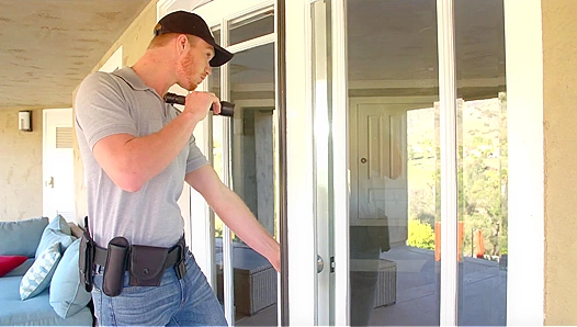 Scott Finn Gets Pounded by a Rugged Cop — Moaning Loud With Every Deep Thrust – 18+