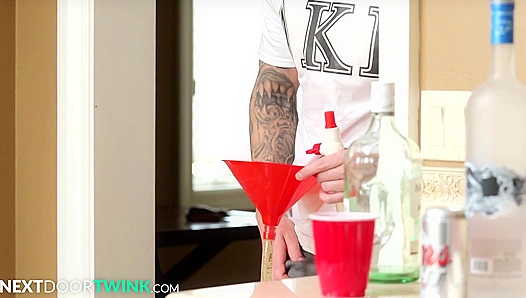 Frat Bully Interrupts Date Night for Wild Threesome Action – NextDoorTwink