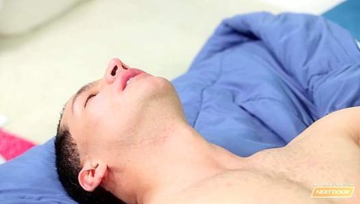 Next-Door Twink Caught by Hung Stepbrother – Steamy Gay Encounter 18+