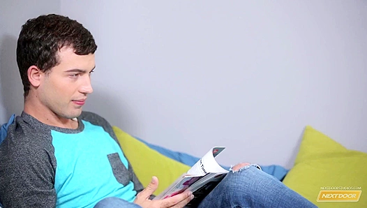 Truth or Dare Leads to Horny Blowjob from Cute Neighboring Twink – 18+