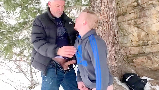 Hardcore Outdoor Fuck: Hot Gay Lust Meets Icy Winter Thrills – XXXAction 18+