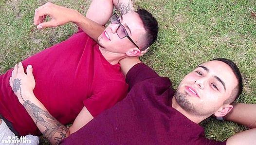 Dario Cums Hard Across Vincents Body – Hot Gay Encounter – 18+