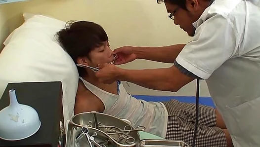 Doctor Dominates Innocent Asian Twink in Steamy Bareback Encounter – 18+ Medical Fantasy