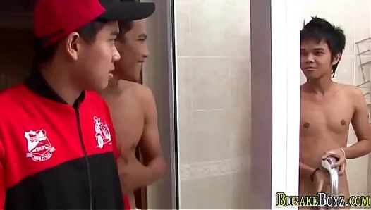 Young Asian Boys First Time—Intense BJ Finishes with Sticky Facial–18+