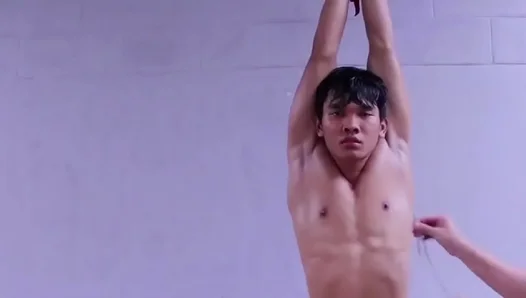 Moaning Asian Cutie Gets Nipple Pleasure During Hot Bondage Fun – 18+