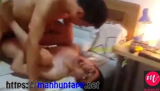 Hot Asian Encounter: Steamy Anal Passion Ignites Post Grindr Meet – 18+