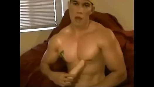 Asian Stud Savoring Himself with Massive Silicone Cock – Hot Solo Session – 18+