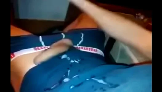 Starving Asian Hunk Devours Massive Cream-Filled Dick at Home – PureGayPleasure