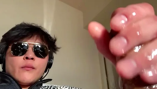 Asian Cutie Teases Hard—Slow Jerk Off Under Steaming Shower Spray – 18+