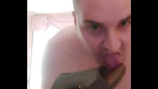 Obsessed with the Stench: Licking Kissing Filthy Slippers – Amateur Gay Fetish 18+