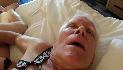 Warm Lips Wrap Around Grandpas Stump — Tender Blowjob Full of Love – 18+